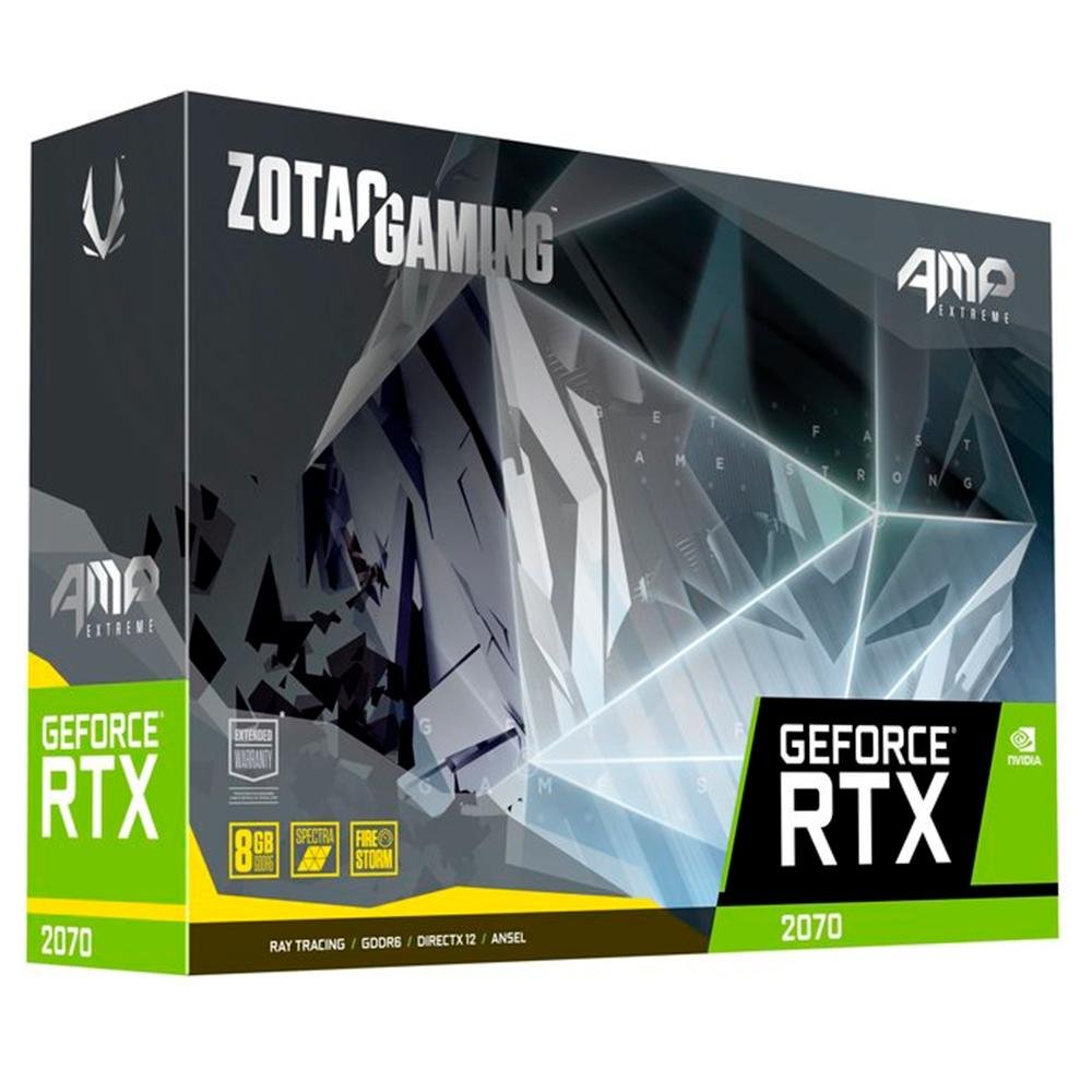 VGA Zotac Gaming Geforce RTX 2070 AMP Extreme 8GB | KaBuM!