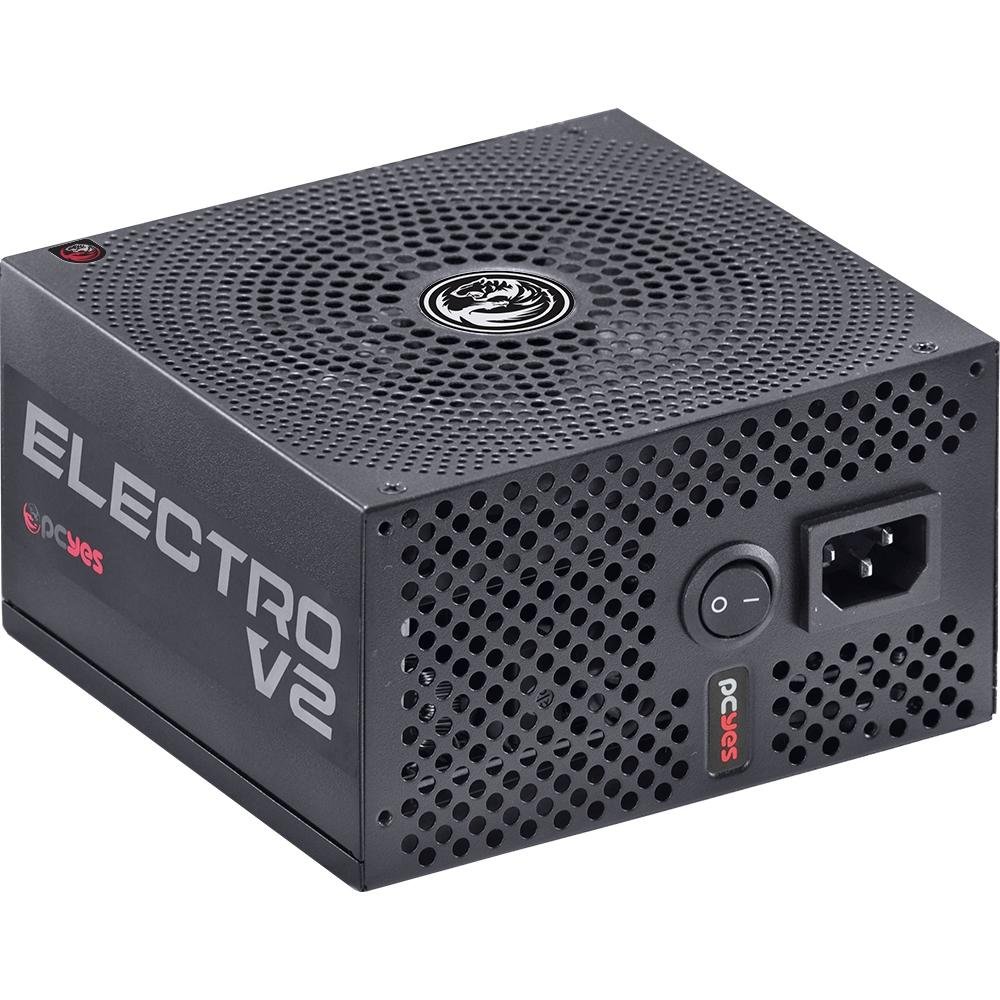 Fonte PCYes Electro V2 450W, 80 Plus Bronze - ELECV2PTO450W Fonte PCYes Electro V2 450W, 80 Plus Bronze - ELECV2PTO450W