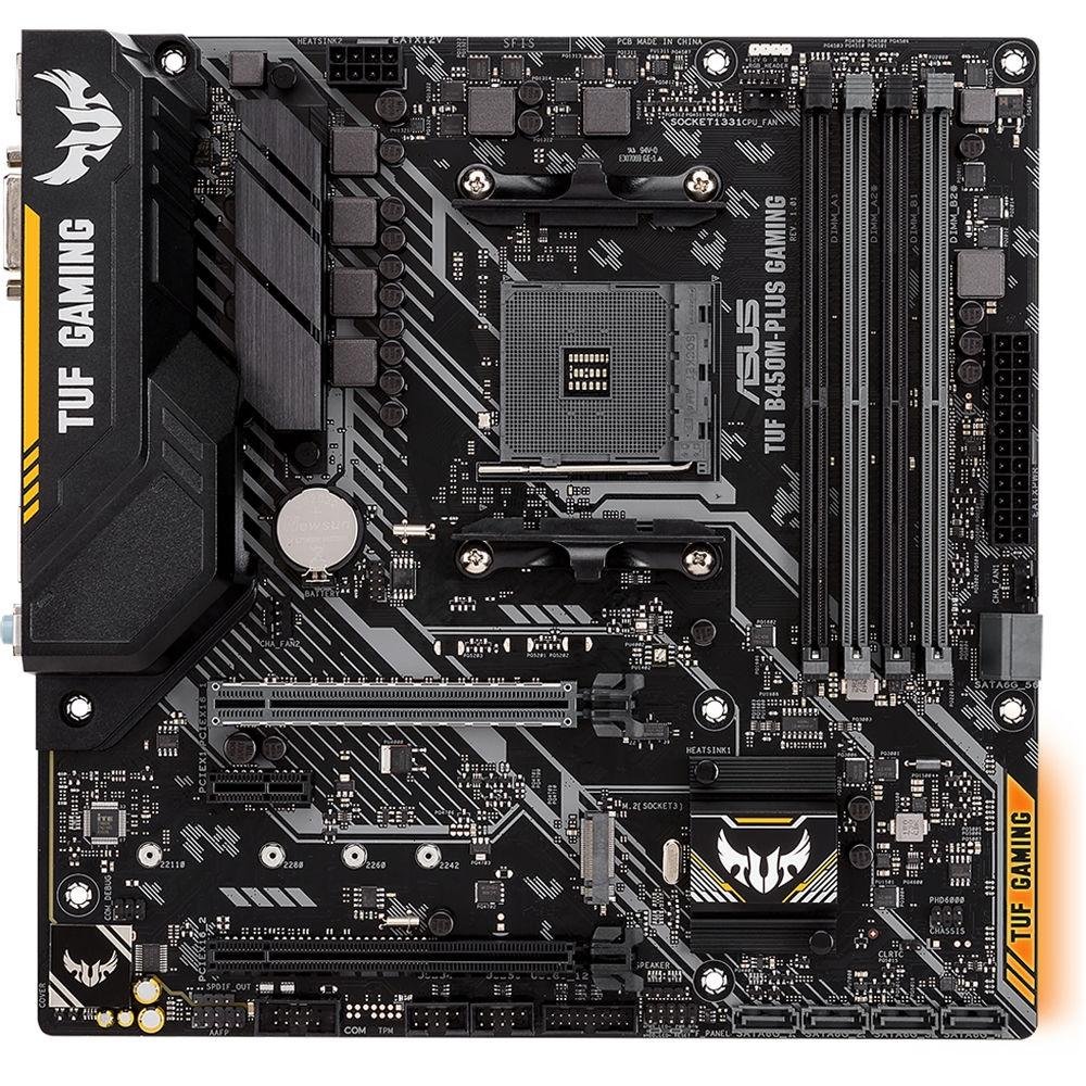 Placa-Mãe Asus para AMD AM4 TUF B450M-PLUS GAMING| KaBuM!