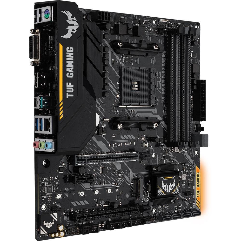 Placa-Mãe Asus para AMD AM4 TUF B450M-PLUS GAMING| KaBuM!