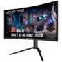 Monitor Gamer Curvo Rise Mode 34", 4K, 165Hz, 1ms, VA, HDMI e DisplayPort, Altura Ajustável, Som Integrado, Preto - RM-MONV01-34C1652K-B