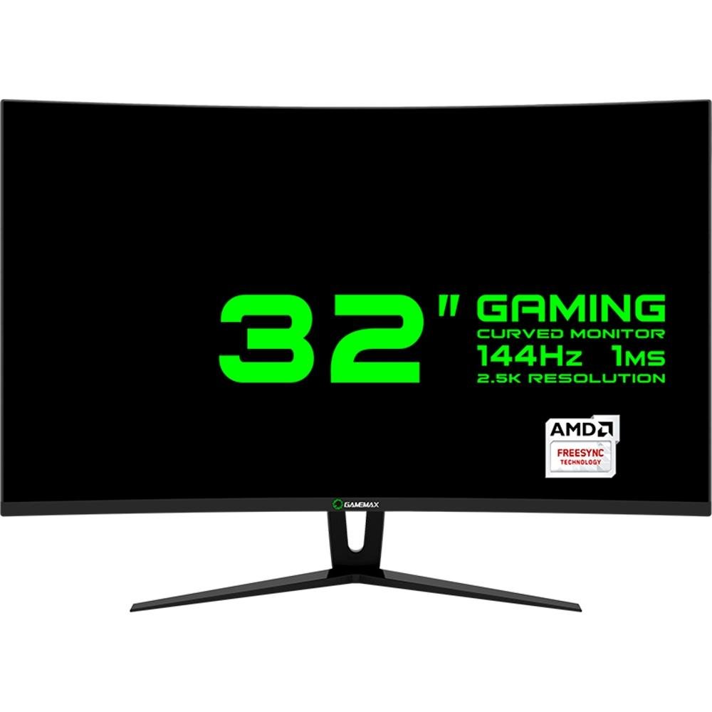 Monitor Gamer Gamemax LED 32´ Widescreen Curvo, QHD, HDMI/DVI/Display Port, FreeSync, Som Integrado, 144Hz, 1ms - GMX32CEWQ Monitor Gamer Gamemax LED 32´ Widescreen Curvo, QHD, HDMI/DVI/Display Port, FreeSync, Som Integrado, 144Hz, 1ms - GMX32CEWQ