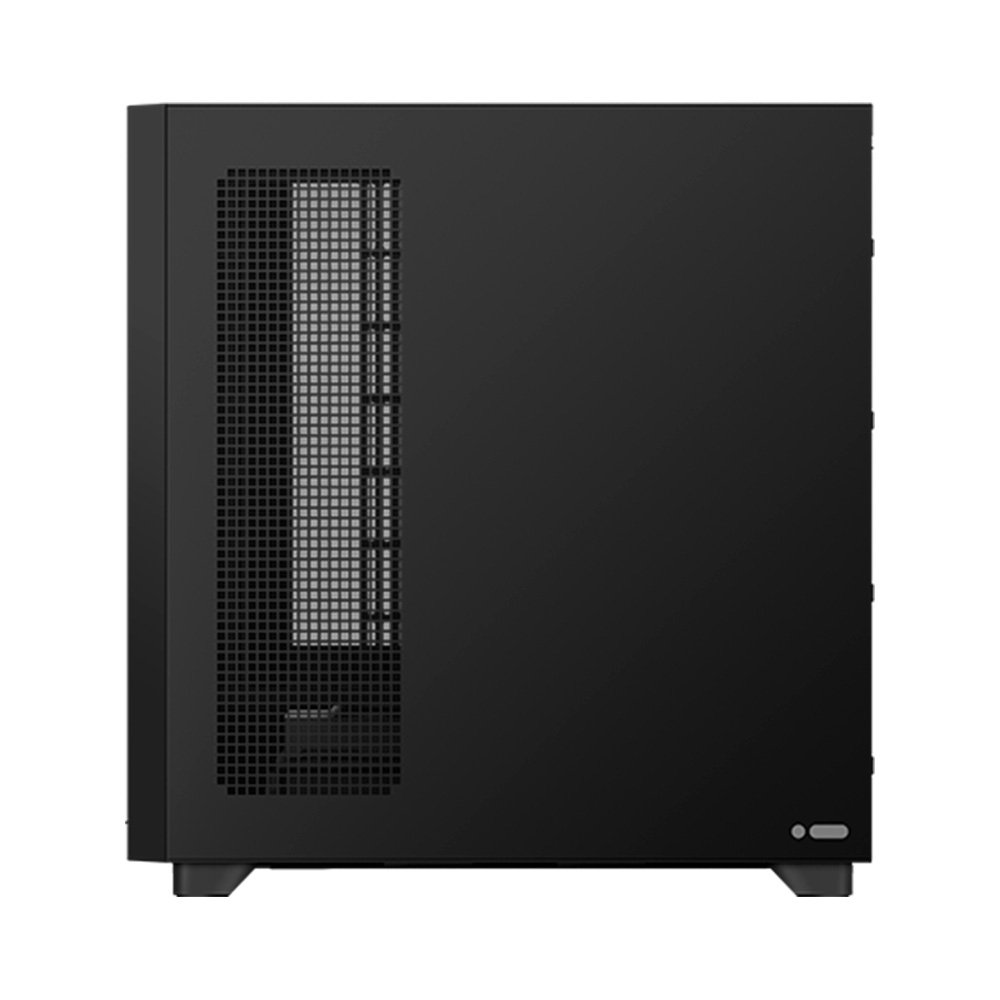 Gabinete Gamer TRYX Flova F50, Mid-Tower, ATX, com Fan Cross-Flow e Vidro Temperado, Preto, Sem Fonte - C-F500F-FM1E-G0K
