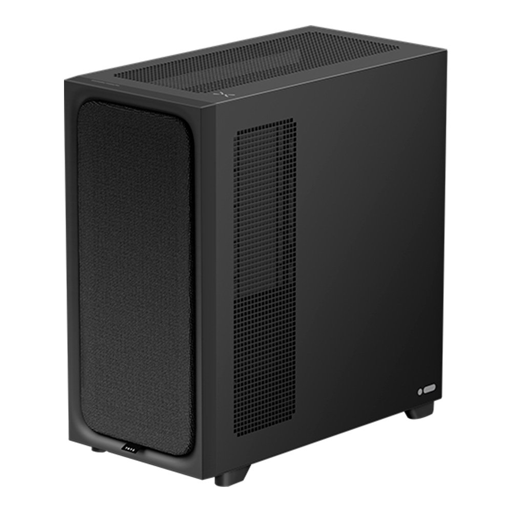 Gabinete Gamer TRYX Flova F50, Mid-Tower, ATX, com Fan Cross-Flow e Vidro Temperado, Preto, Sem Fonte - C-F500F-FM1E-G0K