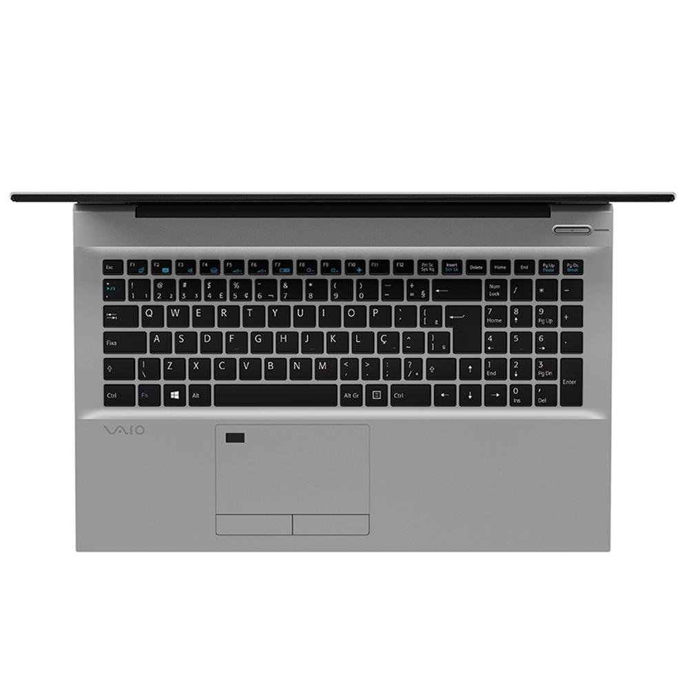 Notebook Vaio Alumínio Fingerprint F15VJF157F11X-B0311S Intel Core i5-8250U, RAM 8GB, SSD 256GB, 15.6´, Windows 10 Home, Prata - 3340642 Notebook Vaio Alumínio Fingerprint F15VJF157F11X-B0311S Intel Core i5-8250U, RAM 8GB, SSD 256GB, 15.6´, Windows 10 Home, Prata - 3340642