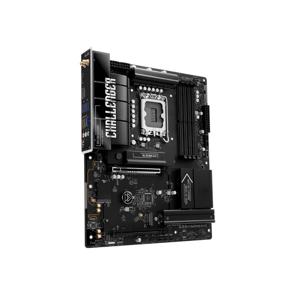 Placa-Mãe ASRock B860 Challenger WiFi, Intel LGA 1851, ATX, DDR5 - 90-MXBUB0-A0UAYZ Placa-Mãe ASRock B860 Challenger WiFi, Intel LGA 1851, ATX, DDR5 - 90-MXBUB0-A0UAYZ