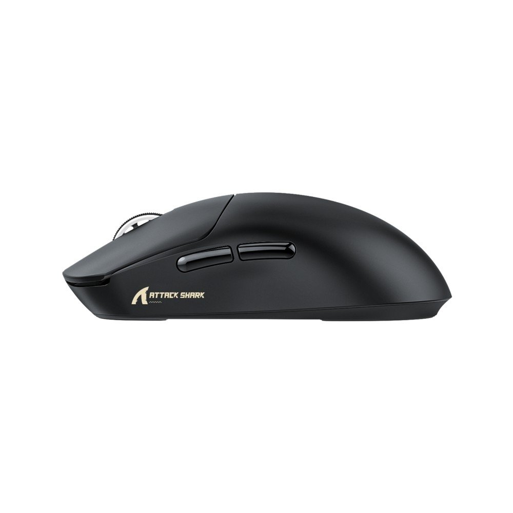 Mouse Gamer Sem Fio Attack Shark X8PRO, 40000 DPI, Sensor PAW3395PRO, Switch Omron, 8K, Tri-Mode, Black - X8 PRO Black Mouse Gamer Sem Fio Attack Shark X8PRO, 40000 DPI, Sensor PAW3395PRO, Switch Omron, 8K, Tri-Mode, Black - X8 PRO Black