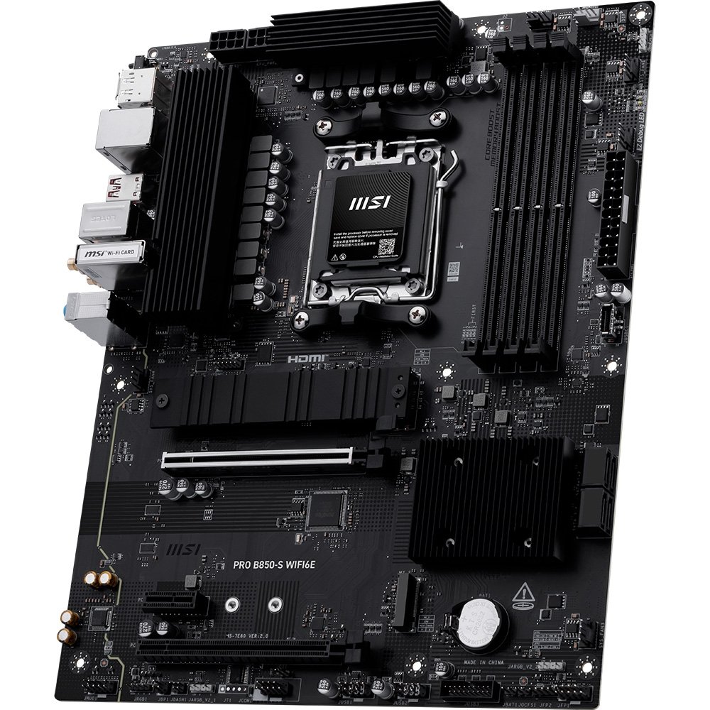Placa-Mãe MSI PRO B850-S WiFi 6E, AMD AM5, ATX, DDR5 - PROB850SWIFI6E