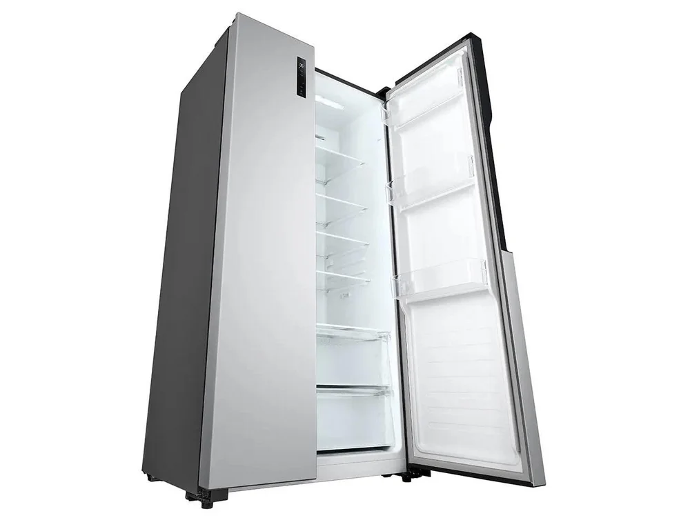 Geladeira/Refrigerador LG Frost Free Side by Side Prata 509L GC-B187PQAL Geladeira/Refrigerador LG Frost Free Side by Side Prata 509L GC-B187PQAL