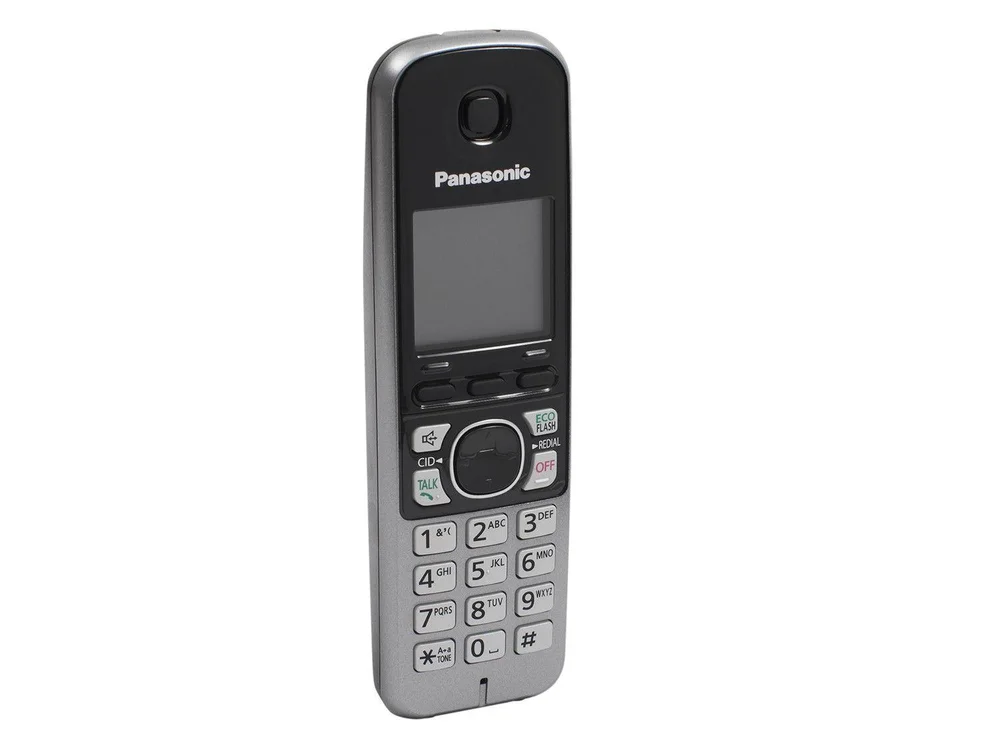 Telefone Sem Fio, Com Secretária Eletrônica + 1 Ramal e ID, Panasonic, DECT 6.0 Preto - KX-TG6722LBB Telefone Sem Fio, Com Secretária Eletrônica + 1 Ramal e ID, Panasonic, DECT 6.0 Preto - KX-TG6722LBB
