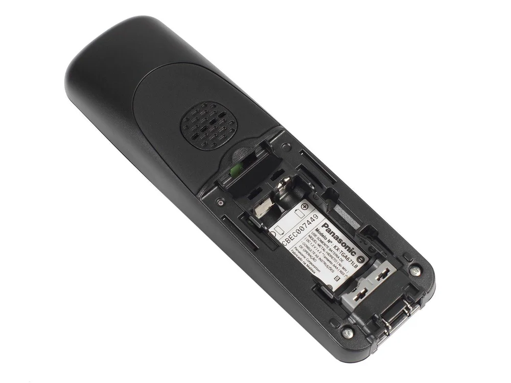 Telefone Sem Fio, Com Secretária Eletrônica + 1 Ramal e ID, Panasonic, DECT 6.0 Preto - KX-TG6722LBB Telefone Sem Fio, Com Secretária Eletrônica + 1 Ramal e ID, Panasonic, DECT 6.0 Preto - KX-TG6722LBB