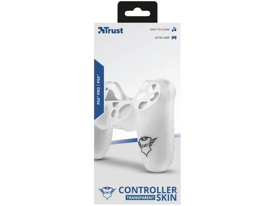 Capa De Silicone Para Joystick Trust Gxt 744t Ps4, Transparente.