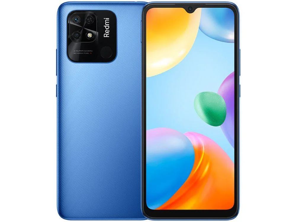 Smartphone Xiaomi Redmi 10c 4gb 128gb Azul U Smartphone Xiaomi Redmi 10c 4gb 128gb Azul U