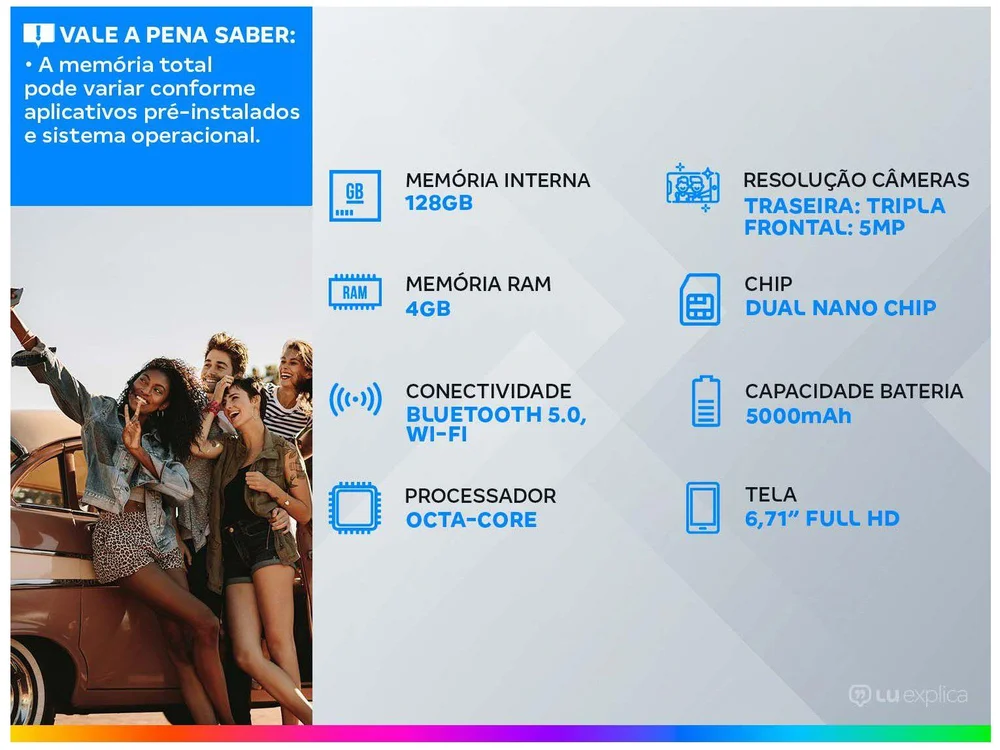 Smartphone Xiaomi Redmi 10c 4gb 128gb Azul U Smartphone Xiaomi Redmi 10c 4gb 128gb Azul U