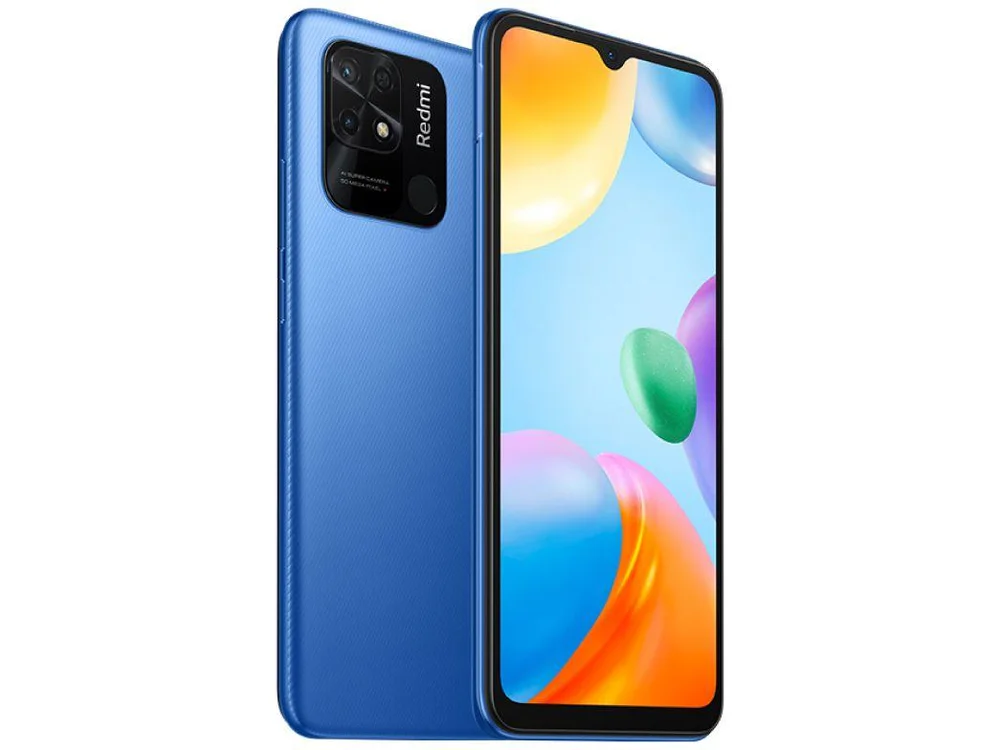 Smartphone Xiaomi Redmi 10c 4gb 128gb Azul U Smartphone Xiaomi Redmi 10c 4gb 128gb Azul U