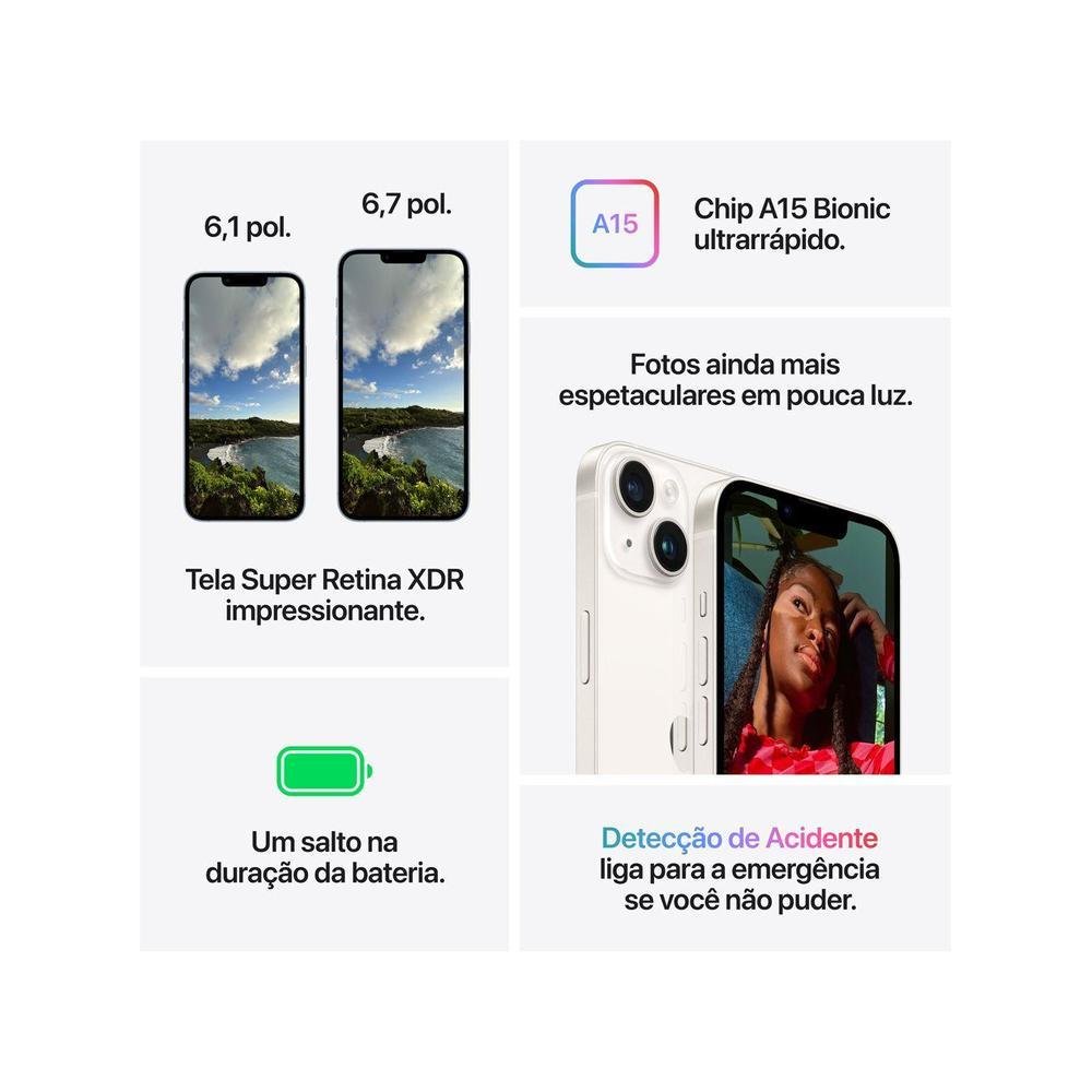 Apple iPhone 14 Plus 512GB Estelar 6,7” 12MP