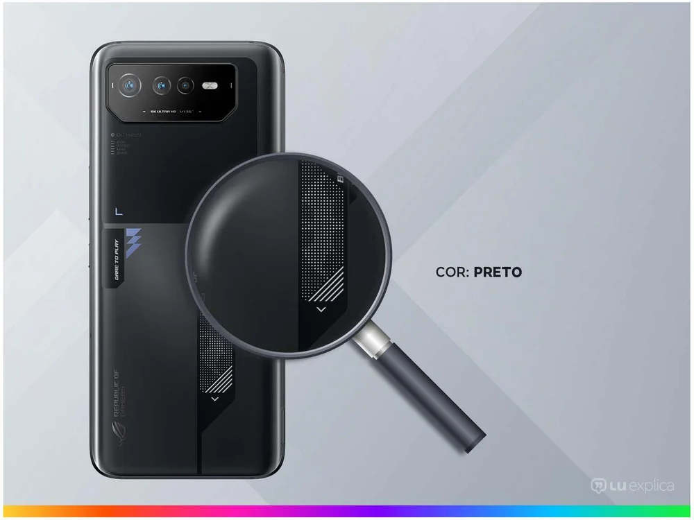 Smartphone Asus Rog Phone 6 12GB RAM 256GB KaBuM