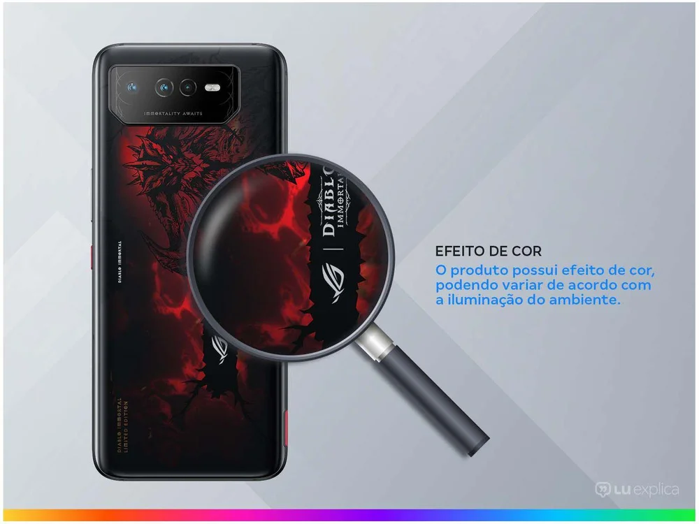 Smartphone Asus Rog Phone 6 16GB RAM 512GB KaBuM