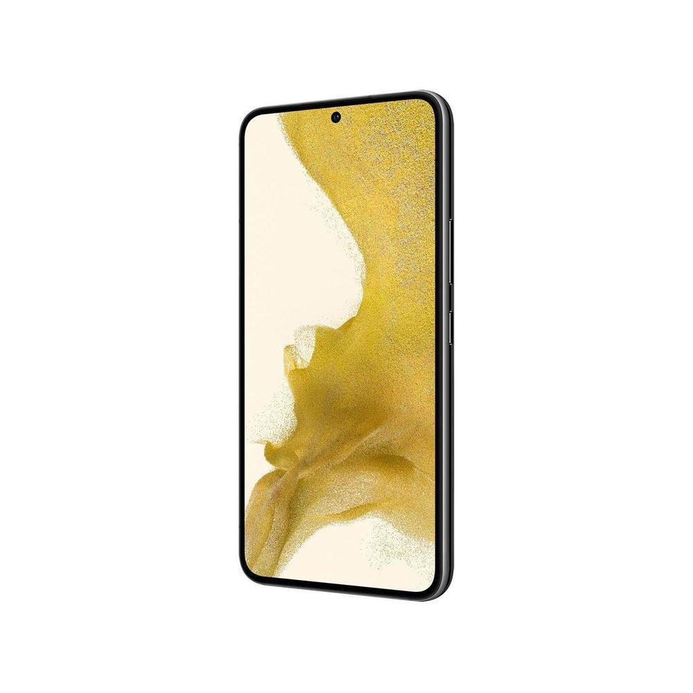 Smartphone Samsung Galaxy S22 256GB Preto 5G Octa-Core 8GB 6,1" RAM Câm. Tripla + Selfie 10MP Dual Chip