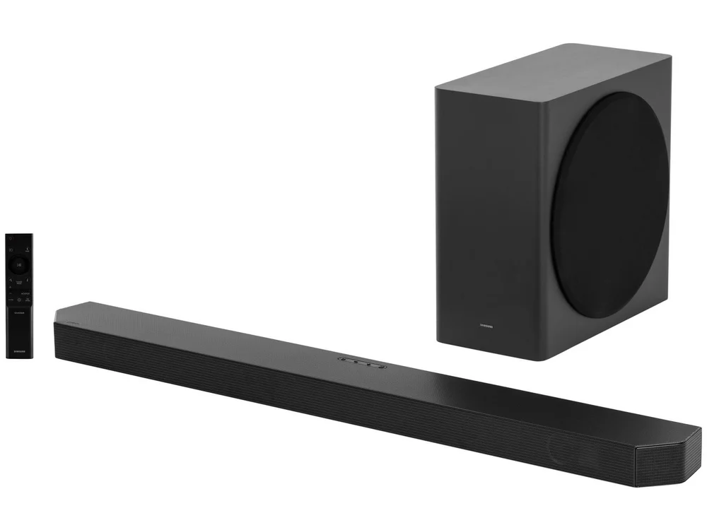 Soundbar Samsung Hw-Q800c, Bluetooth, Subwoofer Sem Fio, Wireless Dolby Atmos, Bivolt Soundbar Samsung Hw-Q800c, Bluetooth, Subwoofer Sem Fio, Wireless Dolby Atmos, Bivolt