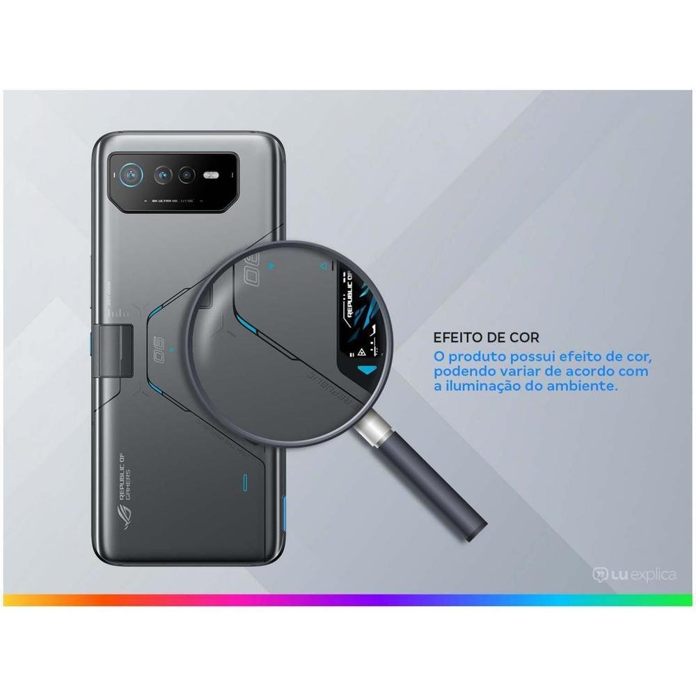 Smartphone Asus Rog Phone 6D Ultimate 512GB Cinza