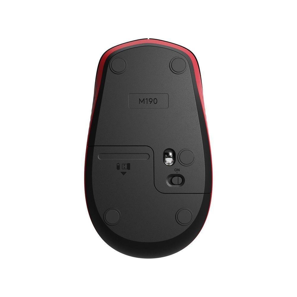 Mouse sem Fio Logitech Óptico 1000DPI 3 Botões
