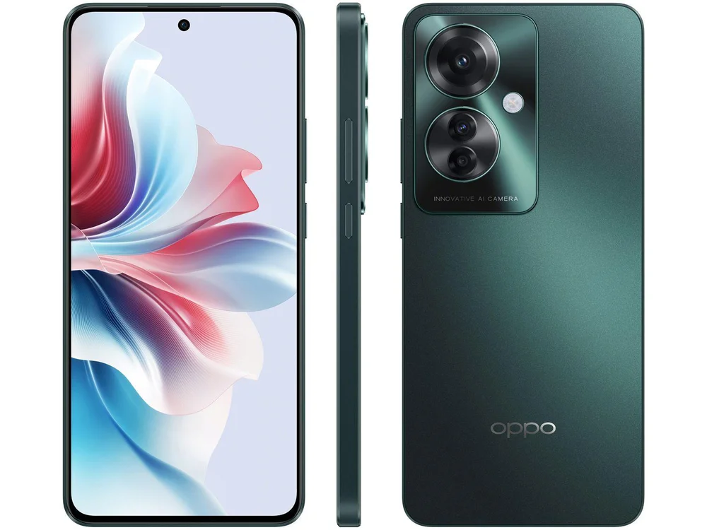 Smartphone OPPO Reno11 F 256GB Verde 5G 8GB RAM 6,
