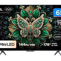 Smart TV TCL 65 Polegadas QLED 4K P7K WiFi Bluetooth Google TV HDR10+ Dolby Atmos Dolby Vision 65P7K Smart TV TCL 65 Polegadas QLED 4K P7K WiFi Bluetooth Google TV HDR10+ Dolby Atmos Dolby Vision 65P7K