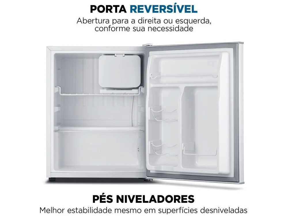 Frigobar Mondial 73L Branco e Cinza FGB-01-W80 Frigobar Mondial 73L Branco e Cinza FGB-01-W80