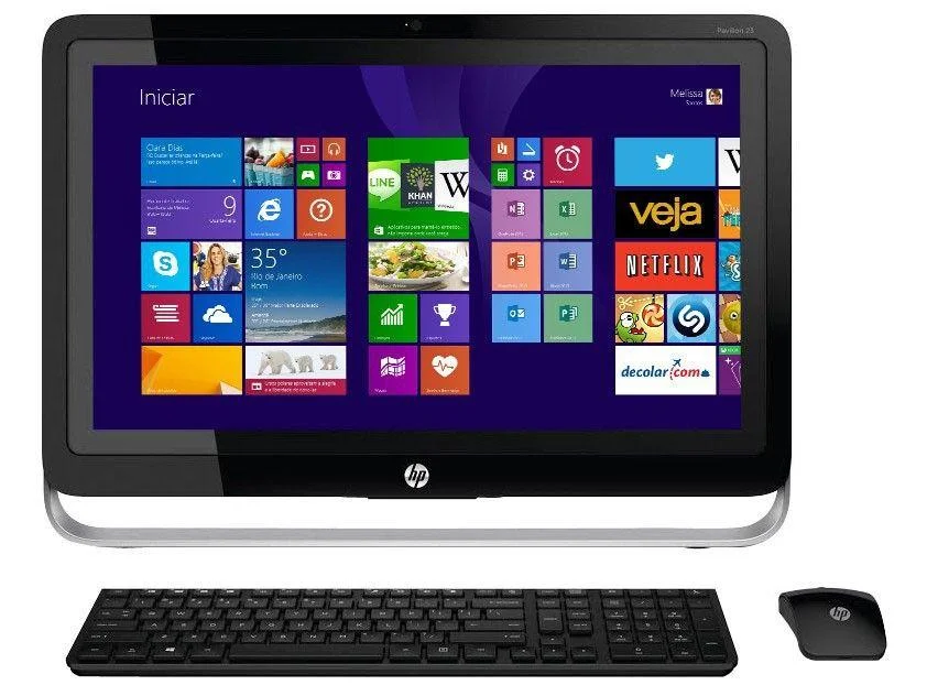 Computador All in One HP Pavilion 23-g000br