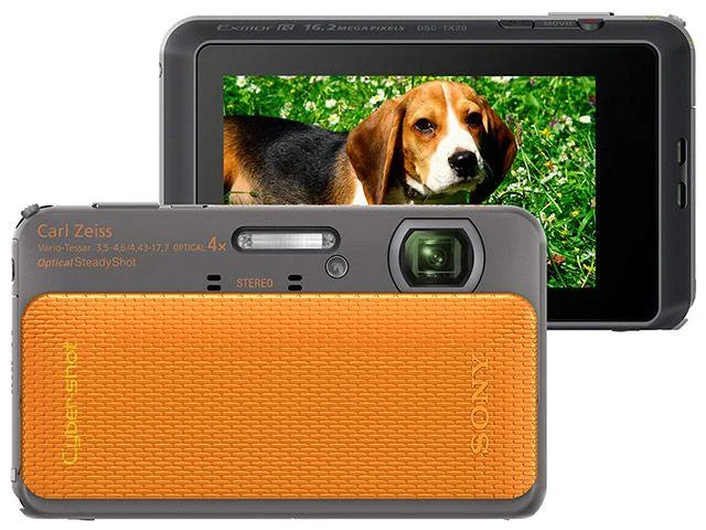 SONY Cyber-shot 16.2メガピクセル Câmera Digital Sony Cyber-Shot TX20 16.2MP LCD 3”