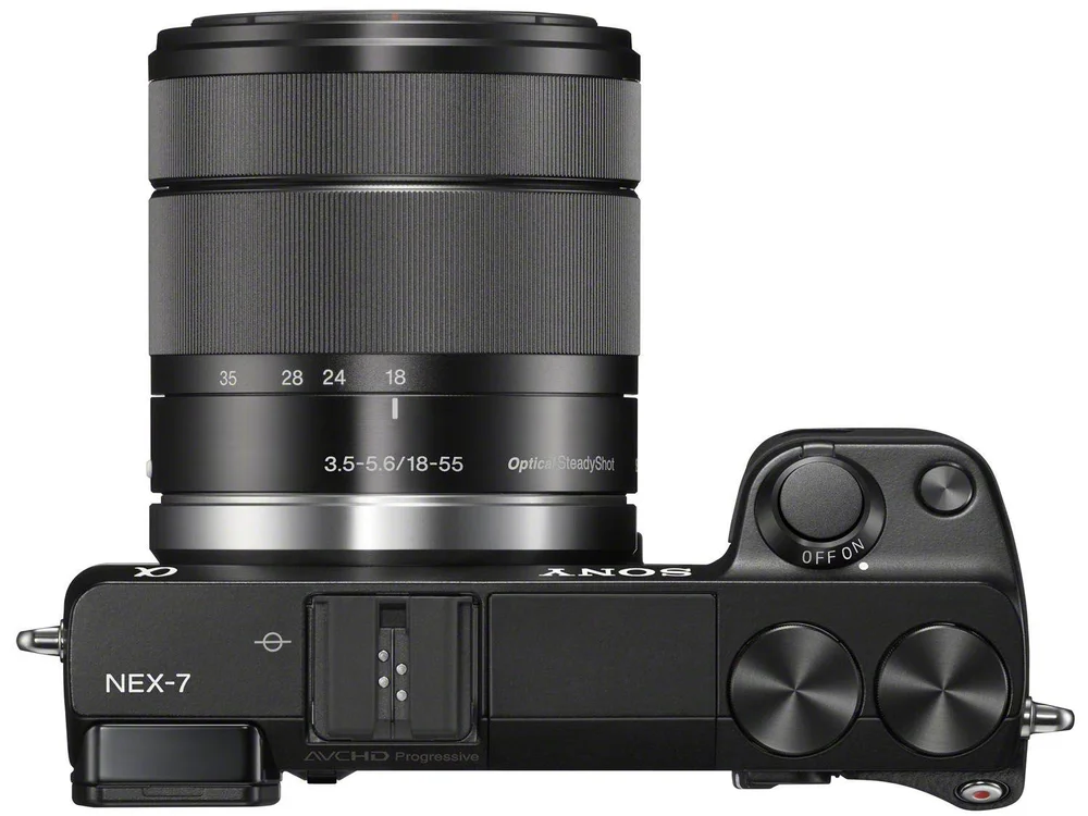 SONY NEX−7 NEX-7K Câmera Digital Sony NEX-7K 24.3MP LCD 3”