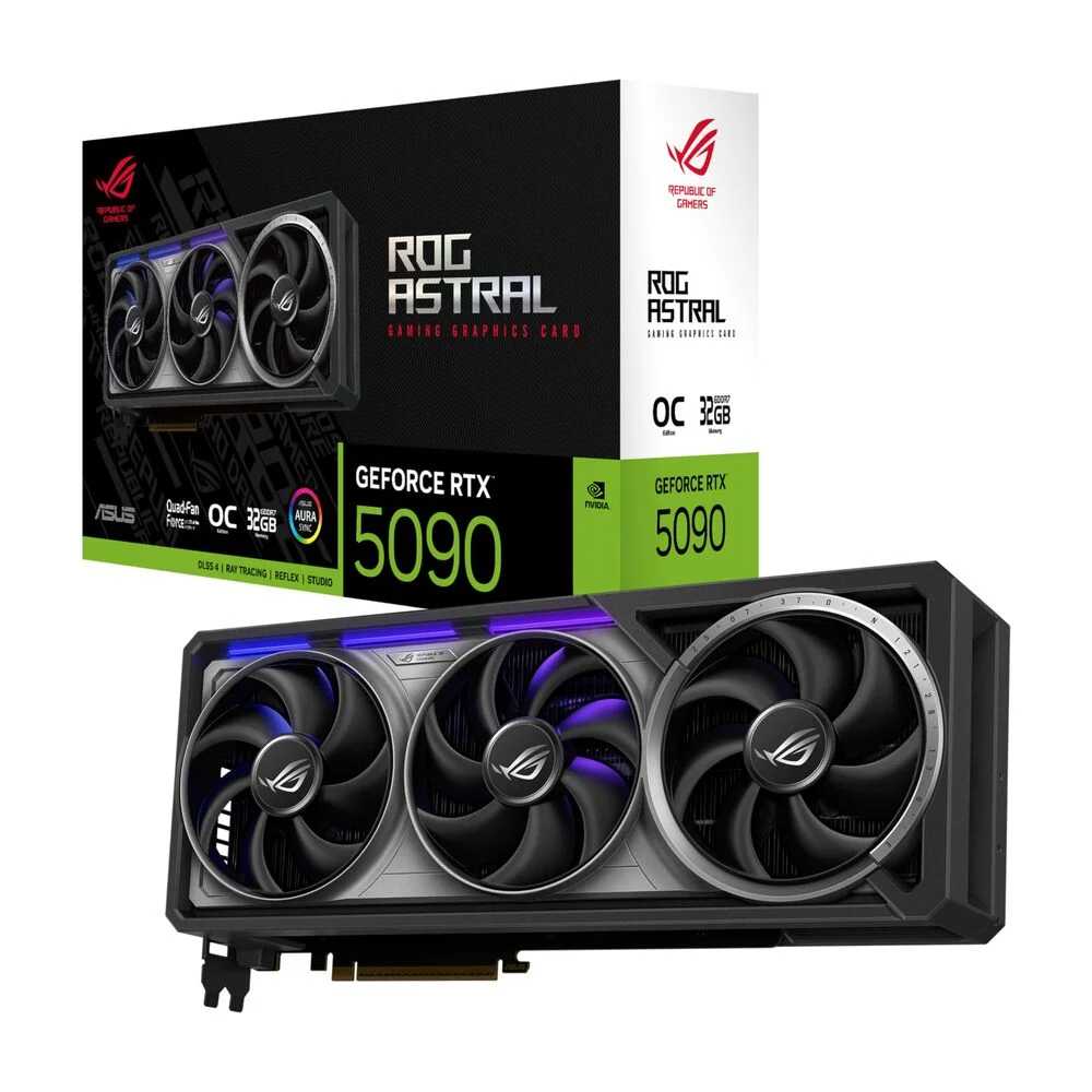 水冷版 ASUS ROG ASTRAL GeForce RTX 5090 本体 Produtos com até 15 OFF no PIX KaBuM