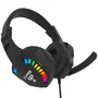 Headset Gamer Usb 40mm 50hz E LED Rainbow Preto