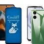 Película Fosca Privacidade Para Moto G35 + Capa Transparente Anti Choque