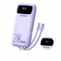 Power Bank Carregador Portátil 20.000mah Turbo 22.5w Agold Bte-38 Roxo