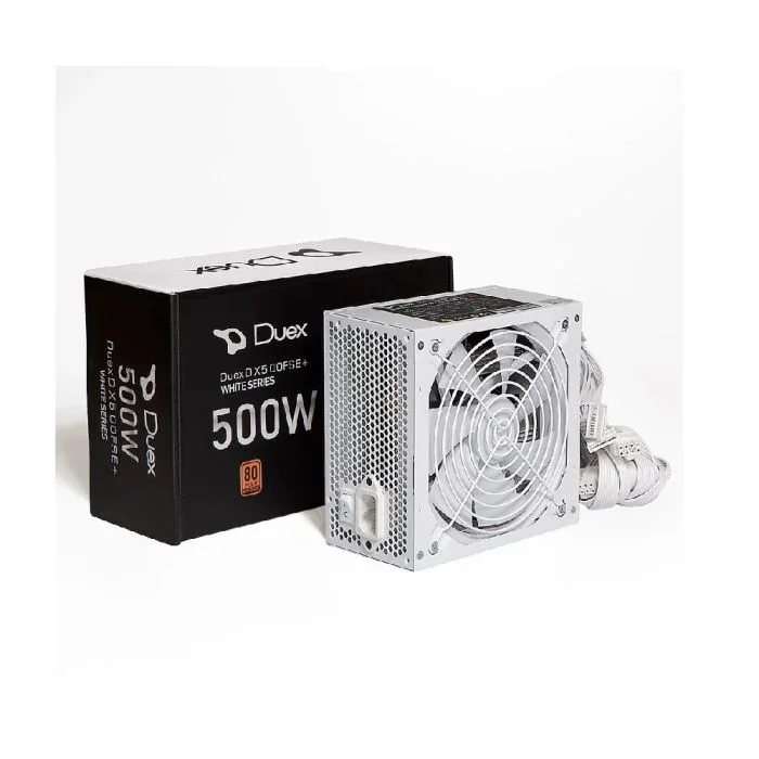 Fonte De Alimentação Duex Dx 500fse+ 80 Plus Bronze Pfc Ativo Full Modular C/ Cabo - Dx500fse++ White Fonte De Alimentação Duex Dx 500fse+ 80 Plus Bronze Pfc Ativo Full Modular C/ Cabo - Dx500fse++ White