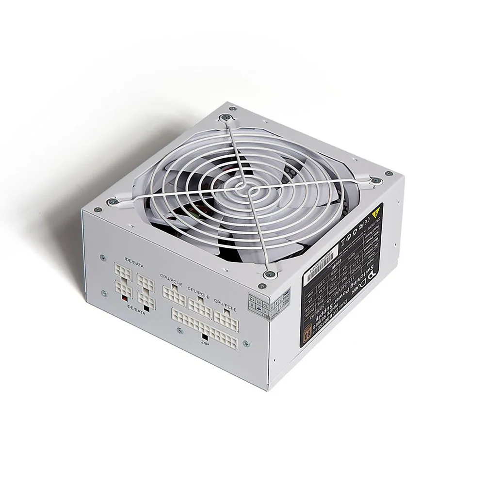 Fonte De Alimentação Duex Dx 500fse+ 80 Plus Bronze Pfc Ativo Full Modular C/ Cabo - Dx500fse++ White Fonte De Alimentação Duex Dx 500fse+ 80 Plus Bronze Pfc Ativo Full Modular C/ Cabo - Dx500fse++ White