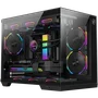Gabinete Kalkan Saga Preto Aquário Compacto Klk00043
