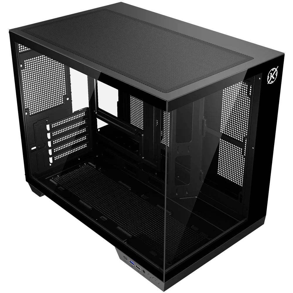 Gabinete Kalkan Saga Preto Aquário Compacto Klk00043 Gabinete Kalkan Saga Preto Aquário Compacto Klk00043