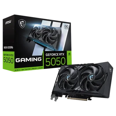Placa De Vídeo Msi Nvidia Geforce RTX 5050 Gaming, 8GB, Gddr6, Dlss, Ray Tracing