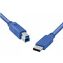 Cabo Usb-c Para Usb-b 3.0 1m Compatível Com Impressoras