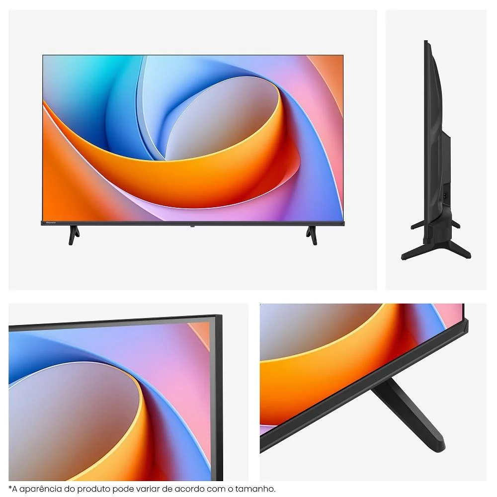 Smart Tv Hisense DLED Full Hd 43"" 43a4nv Com Processador Ai Hdr10 Dts Virtual X Dlna Alexa E Google - view 5