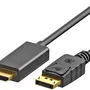 Cabo Displayport Para HDMI 1.8m Adaptador Vídeo