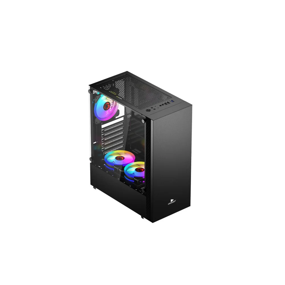 Gabinete PC Gamer RGB Vidro Temperado Atx M-atx Controle Remoto Suporte Watercooler 360mm D-atx13 Gabinete PC Gamer RGB Vidro Temperado Atx M-atx Controle Remoto Suporte Watercooler 360mm D-atx13