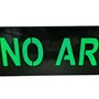 Placa Luminosa "no Ar" 29cmx13cmx2cm Estúdio Gravação Rádio Pintura Laqueada