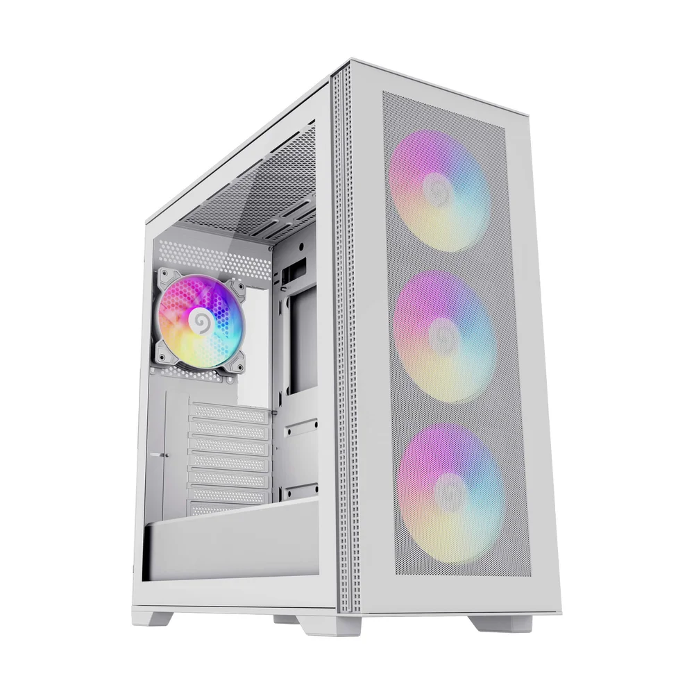 Gabinete Gamer Gamemax Quest Wh, E-atx, Vidro Temperado, 3 Fans Gabinete Gamer Gamemax Quest Wh, E-atx, Vidro Temperado, 3 Fans