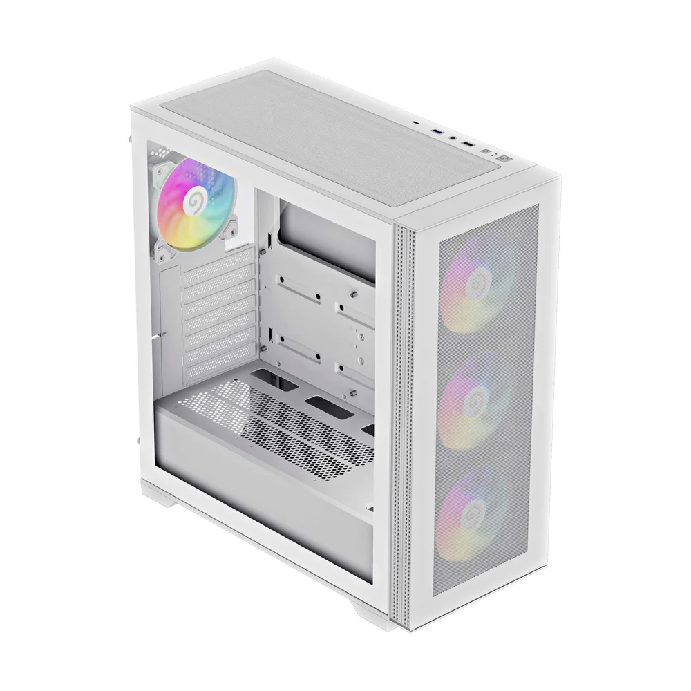 Gabinete Gamer Gamemax Quest Wh, E-atx, Vidro Temperado, 3 Fans Gabinete Gamer Gamemax Quest Wh, E-atx, Vidro Temperado, 3 Fans
