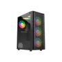 Gabinete Liketec Storm, Mid Tower, Vidro Temperado, Suporte RGB/aRGB, Preto