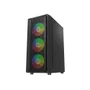 Gabinete Liketec Storm, Mid Tower, Vidro Temperado, Suporte RGB/aRGB, Preto